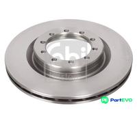 FEBI BILSTEIN FRONT 2 X BRAKE DISC 101731