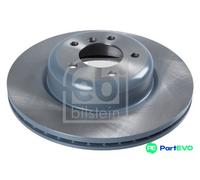 FEBI BILSTEIN FRONT 2 X BRAKE DISC 105729 FOR BMW