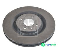 FEBI BILSTEIN FRONT 2 X BRAKE DISC 107225 FOR CITROËN PEUGEOT DS