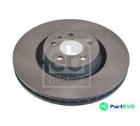 FEBI BILSTEIN FRONT 2 X BRAKE DISC 107506 FOR AUDI