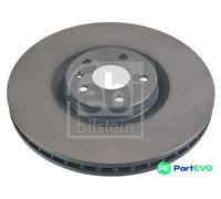 FEBI BILSTEIN FRONT 2 X BRAKE DISC 107725 FOR VOLVO