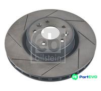 FEBI BILSTEIN FRONT 2 X BRAKE DISC 108201 FOR RENAULT
