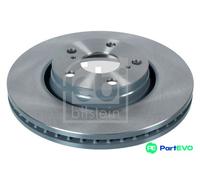 FEBI BILSTEIN FRONT 2 X BRAKE DISC 108413 FOR TOYOTA