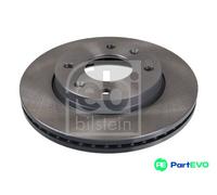 FEBI BILSTEIN FRONT 2 X BRAKE DISC 108449 FOR HYUNDAI