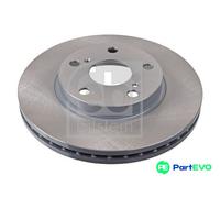 FEBI BILSTEIN FRONT 2 X BRAKE DISC 108453 FOR TOYOTA