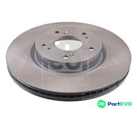 FEBI BILSTEIN FRONT 2 X BRAKE DISC 108477 FOR HONDA