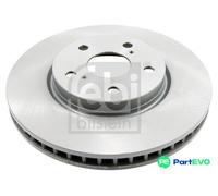 FEBI BILSTEIN FRONT 2 X BRAKE DISC 108498 FOR TOYOTA LEXUS
