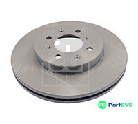 FEBI BILSTEIN FRONT 2 X BRAKE DISC 108500 FOR HONDA ROVER LOTUS