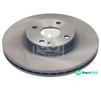 FEBI BILSTEIN FRONT 2 X BRAKE DISC 108544 FOR MAZDA