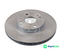 FEBI BILSTEIN FRONT 2 X BRAKE DISC 108607 FOR MAZDA