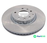 FEBI BILSTEIN FRONT 2 X BRAKE DISC 170040 FOR MAZDA