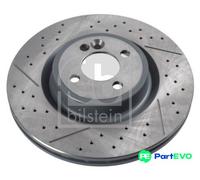 FEBI BILSTEIN FRONT 2 X BRAKE DISC 170109 FOR MINI