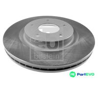 FEBI BILSTEIN FRONT 2 X BRAKE DISC 170850 FOR NISSAN