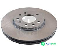 FEBI BILSTEIN FRONT 2 X BRAKE DISC 17211 FOR OPEL VAUXHALL