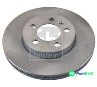 FEBI BILSTEIN FRONT 2 X BRAKE DISC 174450 FOR AUDI VW