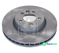 FEBI BILSTEIN FRONT 2 X BRAKE DISC 175512 FOR VW