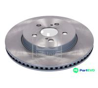FEBI BILSTEIN FRONT 2 X BRAKE DISC 179056 FOR TOYOTA