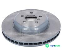 FEBI BILSTEIN FRONT 2 X BRAKE DISC 179565 FOR BMW