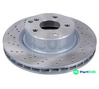 FEBI BILSTEIN FRONT 2 X BRAKE DISC 22683 FOR MERCEDES-BENZ