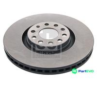 FEBI BILSTEIN FRONT 2 X BRAKE DISC 22950 FOR AUDI