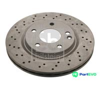 FEBI BILSTEIN FRONT 2 X BRAKE DISC 22996 FOR MERCEDES-BENZ