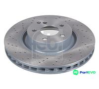 FEBI BILSTEIN FRONT 2 X BRAKE DISC 26407 FOR MERCEDES-BENZ