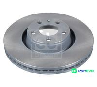 FEBI BILSTEIN FRONT 2 X BRAKE DISC 26647 FOR AUDI