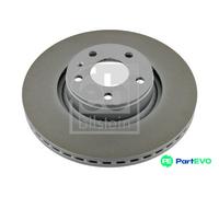 FEBI BILSTEIN FRONT 2 X BRAKE DISC 26648 FOR AUDI