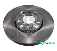 FEBI BILSTEIN FRONT 2 X BRAKE DISC 28505 FOR SKODA VW