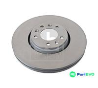 FEBI BILSTEIN FRONT 2 X BRAKE DISC 36621 FOR CITROËN PEUGEOT
