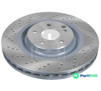 FEBI BILSTEIN FRONT 2 X BRAKE DISC 37516 FOR MERCEDES-BENZ