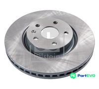 FEBI BILSTEIN FRONT 2 X BRAKE DISC 39188 FOR OPEL SAAB VAUXHALL