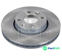 FEBI BILSTEIN FRONT 2 X BRAKE DISC 39477 FOR RENAULT DACIA
