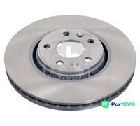 FEBI BILSTEIN FRONT 2 X BRAKE DISC 43949 FOR RENAULT