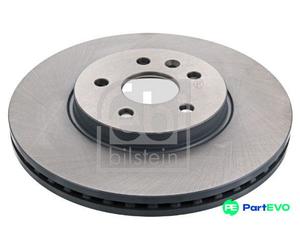 FEBI BILSTEIN FRONT 2 X BRAKE DISC 43987 FOR OPEL VAUXHALL