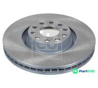 FEBI BILSTEIN FRONT 2 X BRAKE DISC 44021 FOR AUDI
