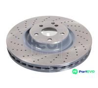 FEBI BILSTEIN FRONT 2 X BRAKE DISC 44030 FOR MERCEDES-BENZ