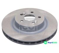 FEBI BILSTEIN FRONT 2 X BRAKE DISC 44108 FOR RENAULT