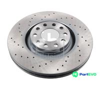 FEBI BILSTEIN FRONT 2 X BRAKE DISC 44121 FOR AUDI