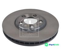 FEBI BILSTEIN FRONT 2 X BRAKE DISC 44127 FOR JAGUAR