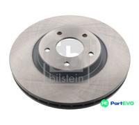 FEBI BILSTEIN FRONT 2 X BRAKE DISC 44138 FOR JAGUAR