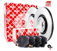 Febi Bilstein Front Brake Disc Rotors & Pads Kit For Jeep Renegade Compass