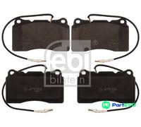 FEBI BILSTEIN FRONT DISC BRAKE BRAKE PAD SET 116167 FOR FIAT PEUGEOT