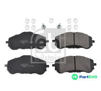 FEBI BILSTEIN FRONT DISC BRAKE BRAKE PAD SET 116241 FOR PEUGEOT