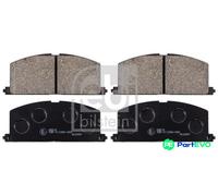 FEBI BILSTEIN FRONT DISC BRAKE BRAKE PAD SET 16581 FOR TOYOTA
