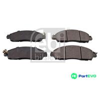 FEBI BILSTEIN FRONT DISC BRAKE BRAKE PAD SET 170382