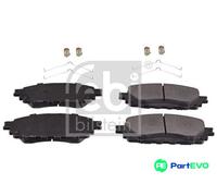 FEBI BILSTEIN FRONT DISC BRAKE BRAKE PAD SET 170824