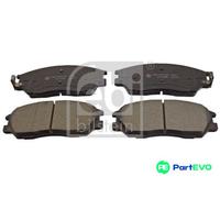 FEBI BILSTEIN FRONT DISC BRAKE BRAKE PAD SET 175207 FOR SSANGYONG HYUNDAI KIA