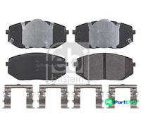 FEBI BILSTEIN FRONT DISC BRAKE BRAKE PAD SET 183655