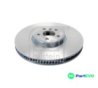 FEBI BILSTEIN FRONT LEFT 2 X BRAKE DISC 175493 FOR BMW
